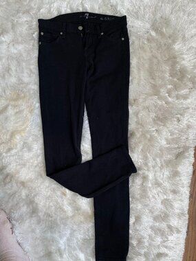 7 for all mankind The Skinny jegging size 25 black